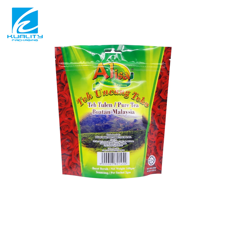 Custom Printed Aluminum Foil Mylar Pouches for Tea