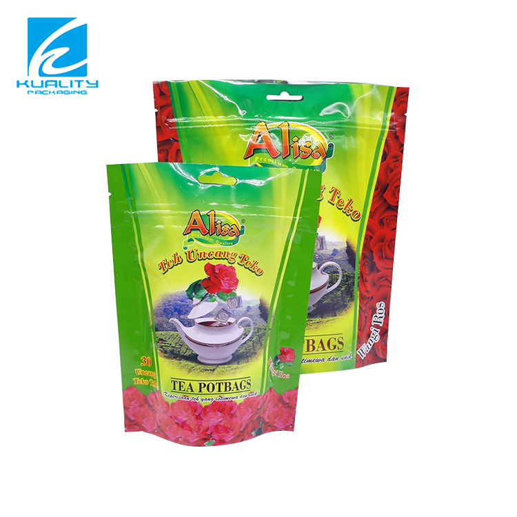 Custom Printed Aluminum Foil Mylar Pouches for Tea