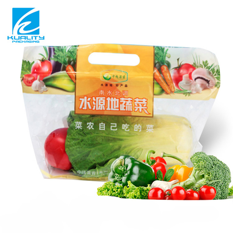 Custom fresh produce packaging bags for vegetables and fruits