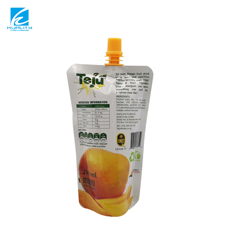 Custom Plastic Juice Bag
