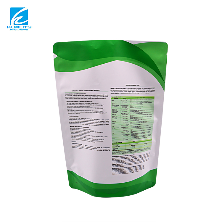 Custom aluminum foil stand-up pouch for protein powder