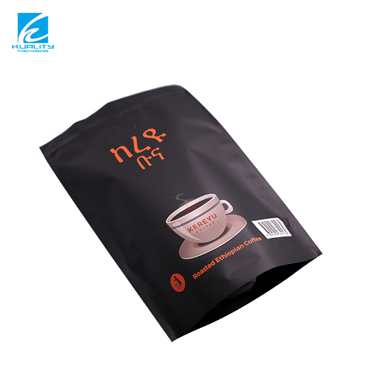 Custom High-Barrier Coffee Bag | Mylar Aluminum Stand Up Zipper Pouch OEM