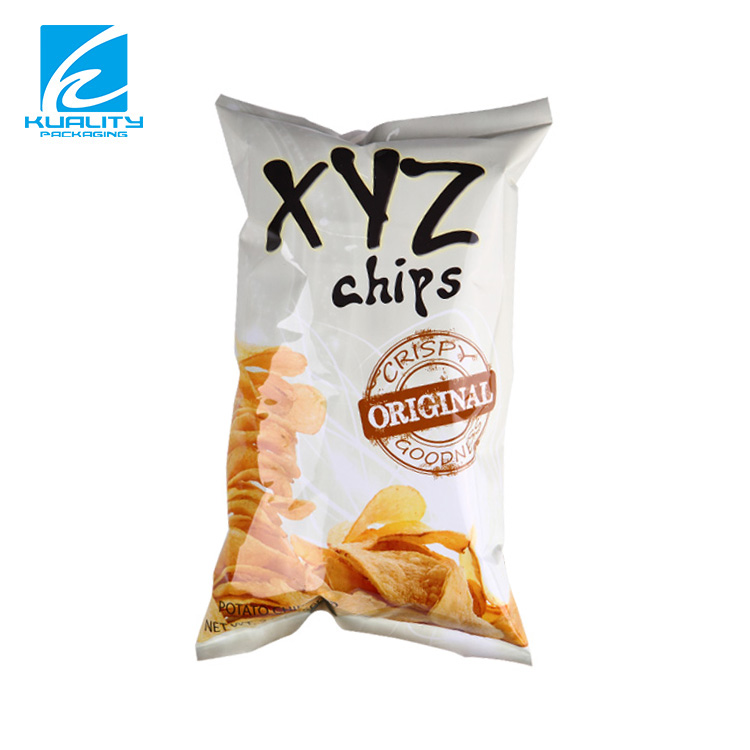Custom Aluminum foil plastic potato chips snack bag packaging