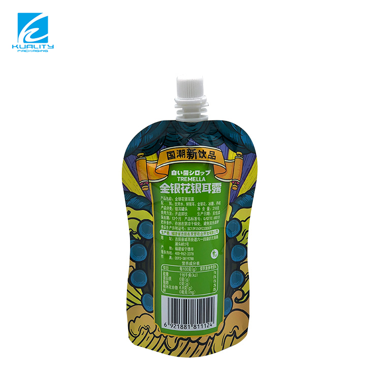 Custom Printed Beverage Packaging Bags