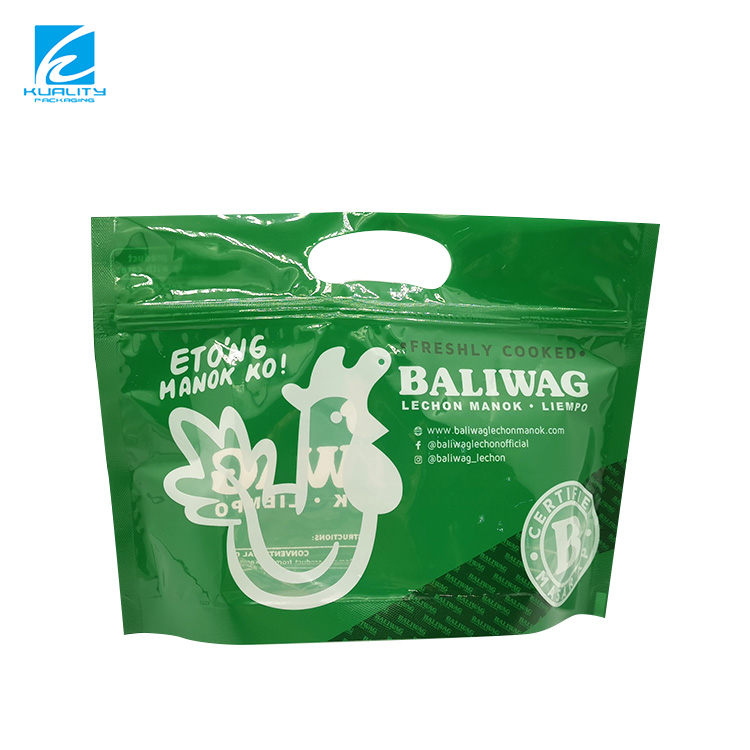 Chicken Packaging Pouch with Attached Pocket
