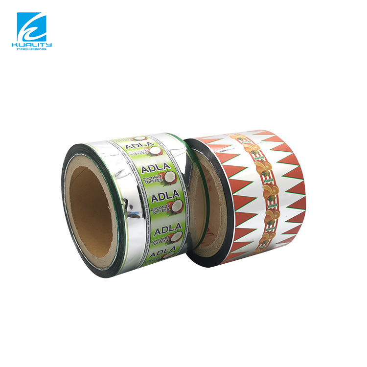 bulk supply custom printed twist wrap film rolls for confectionery manufacturers