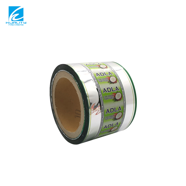 bulk supply custom printed twist wrap film rolls for confectionery manufacturers
