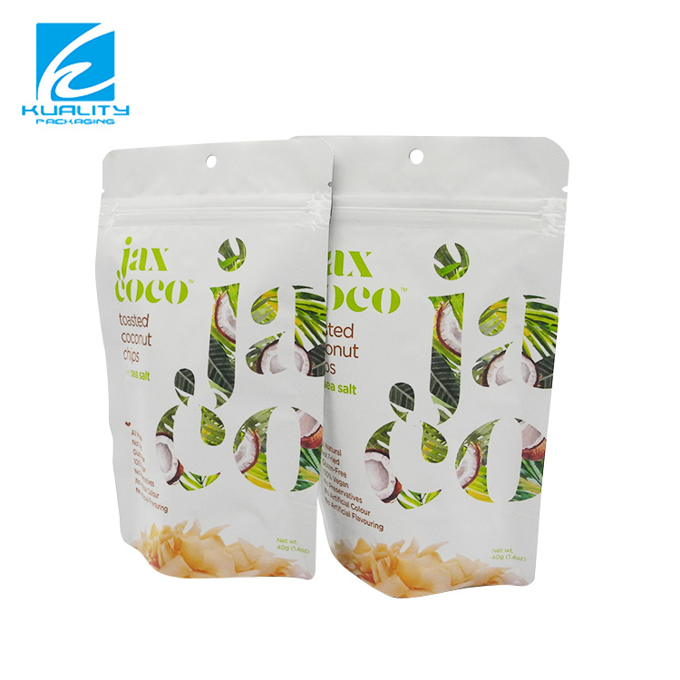Custom Printed Aluminum Foil Stand Up Zipper Tea Packaging Bag