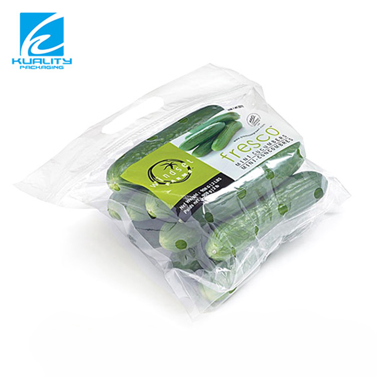 Custom fresh produce packaging bags for vegetables and fruits