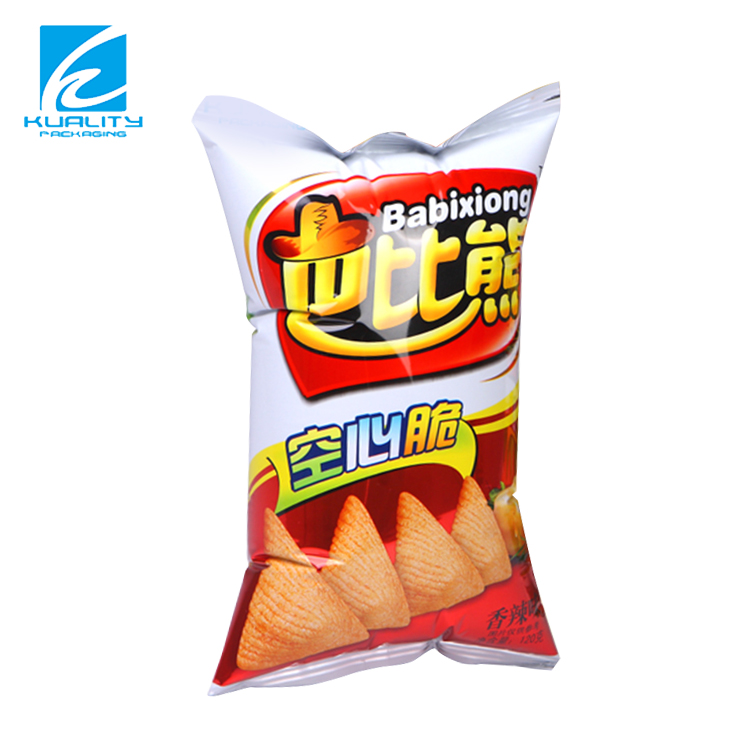 Custom Aluminum foil plastic potato chips snack bag packaging