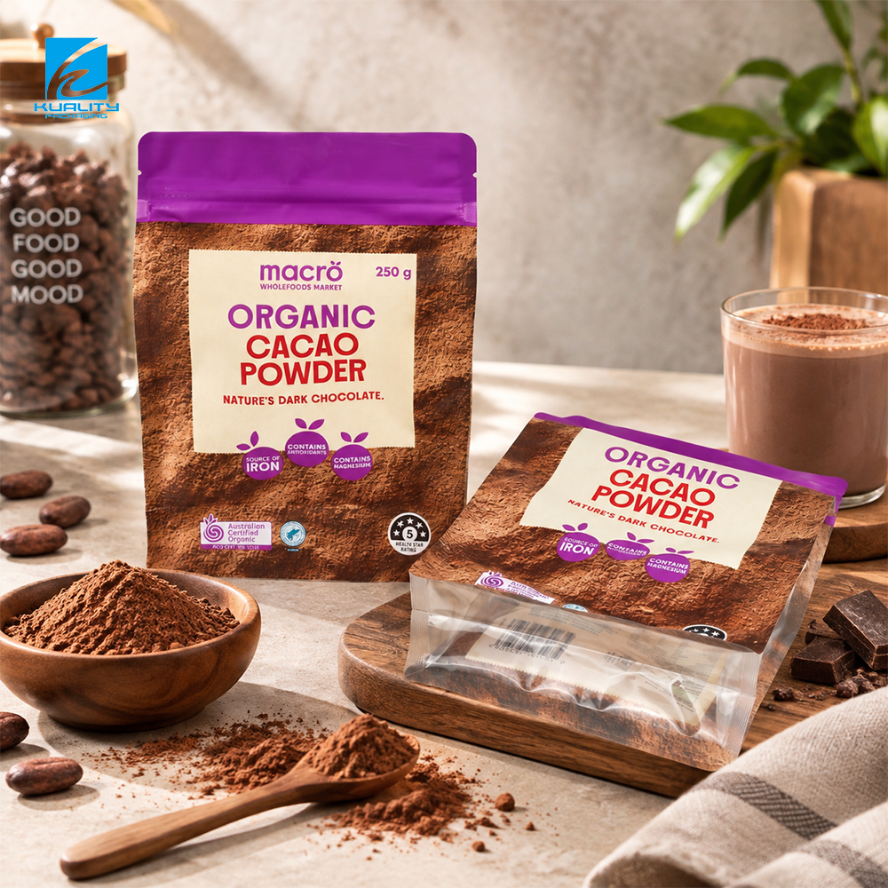 Organic Cacao Powder Packaging Manufacturer