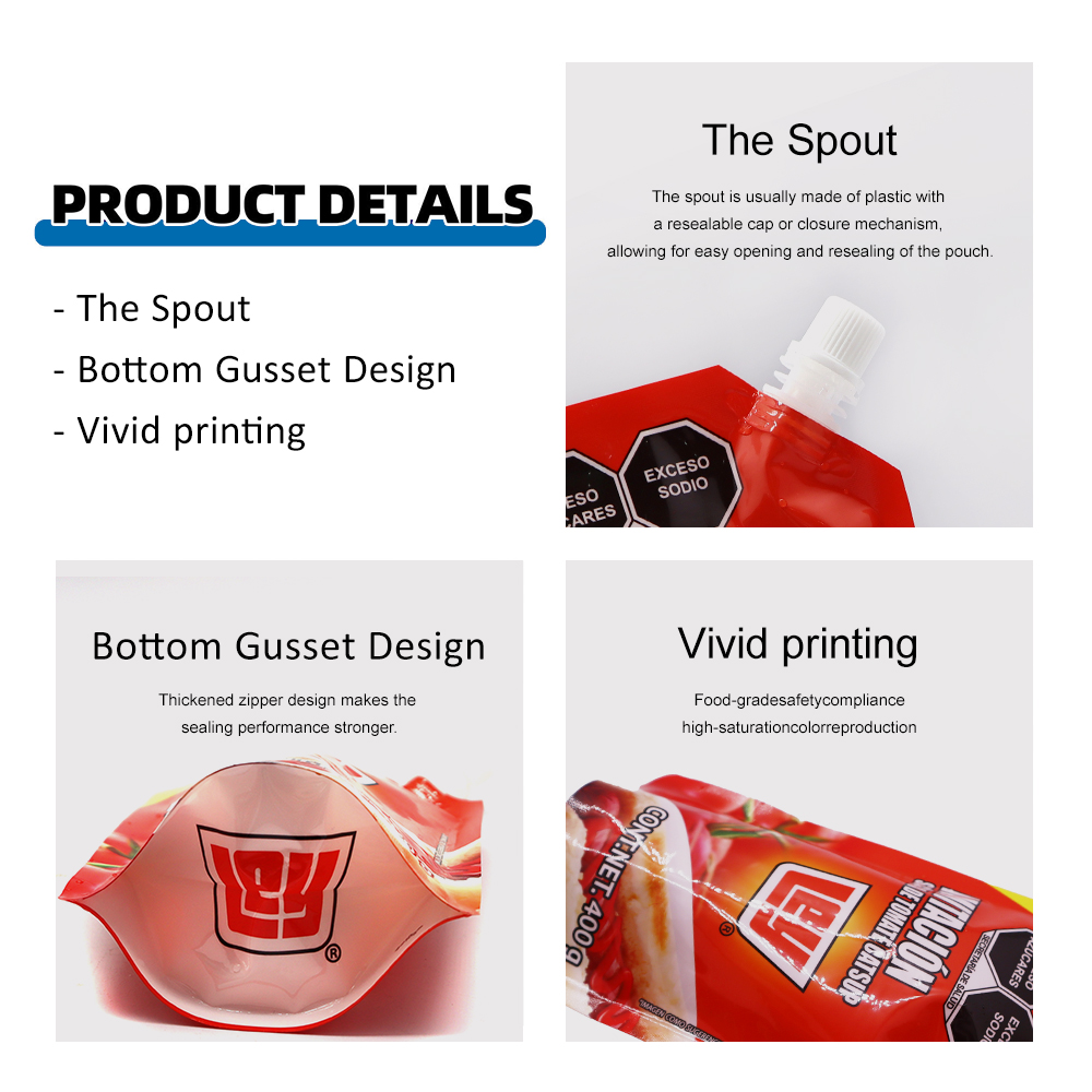 Salad dressing pouch