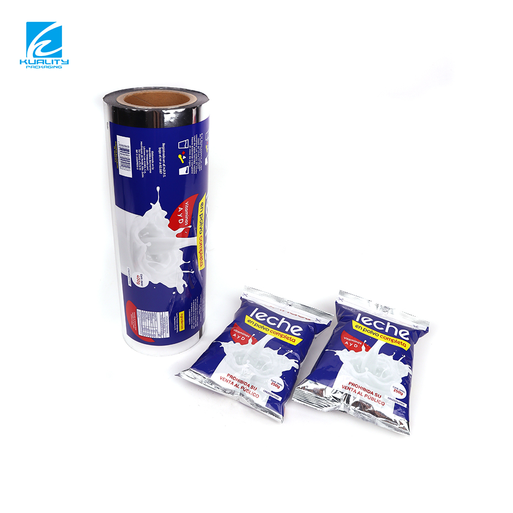 Custom Milk Powder Packaging Film Aluminum Laminated Heat Seal Automatic Packaging Roll Film