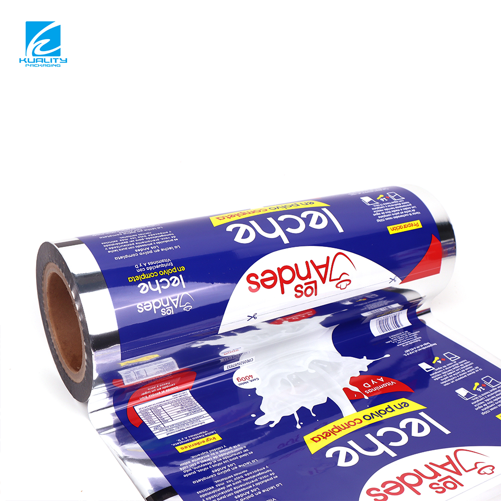 Custom Milk Powder Packaging Film Aluminum Laminated Heat Seal Automatic Packaging Roll Film