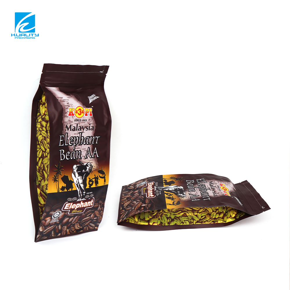 Wholesale Custom Coffee Bean Bag | Pure Aluminum 4 Side Seal Pouch Manufacturer