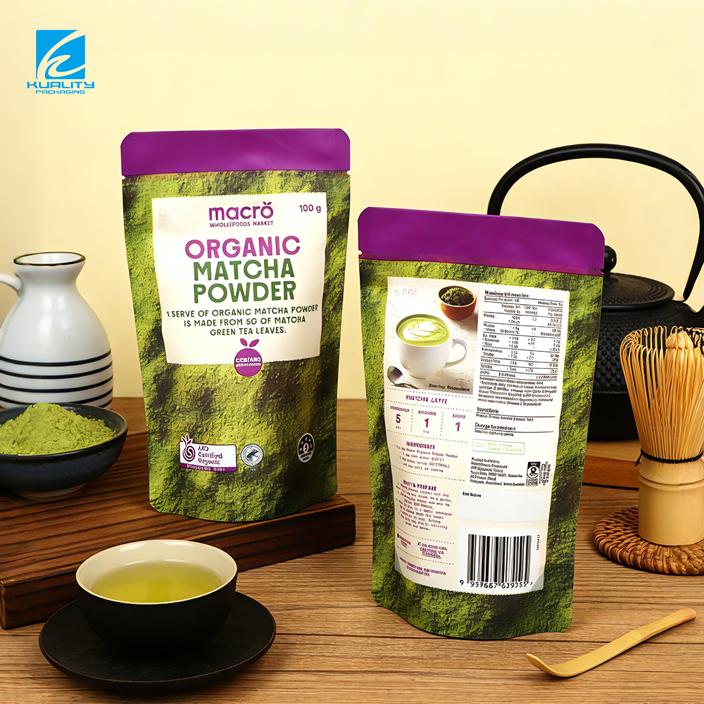 Organic Matcha Powder Packaging Manufacturer