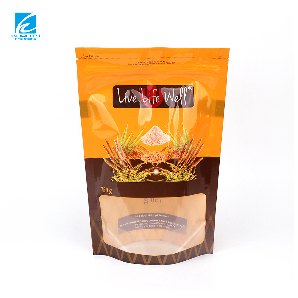 Custom Wheat Packaging Bags