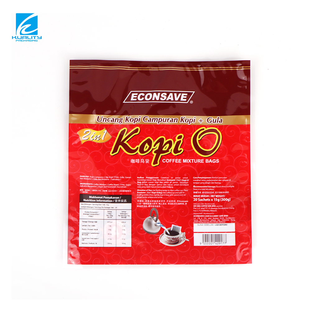 Custom Three Side Seal Coffee Bags