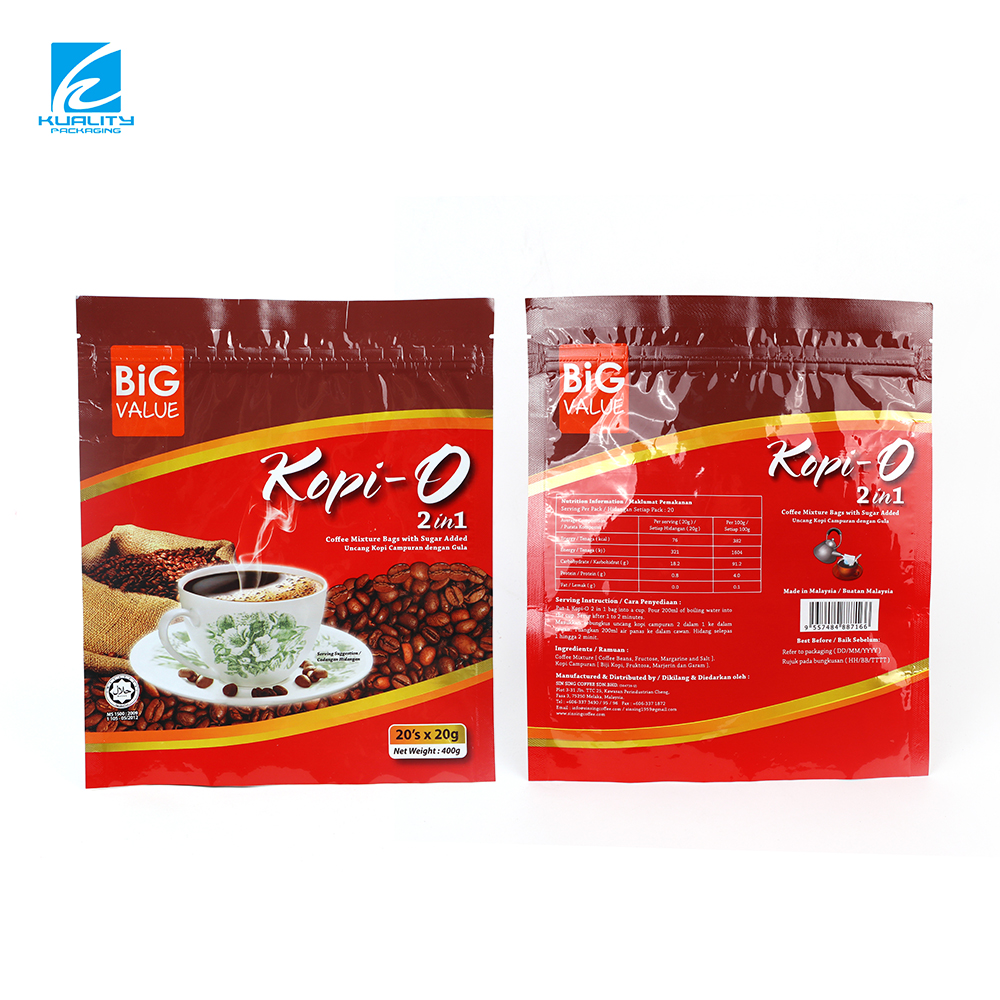 Wholesale Custom Coffee Packaging Bag | Plastic Composite Back Seal Pouch Manufacturer