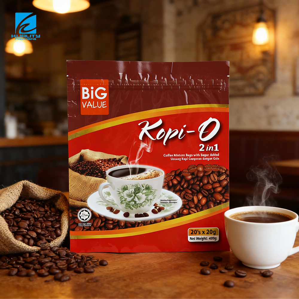 Wholesale Custom Coffee Packaging Bag | Plastic Composite Back Seal Pouch Manufacturer