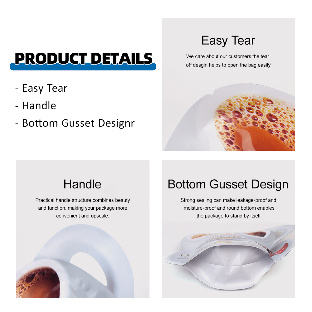 custom metallized coffee packaging