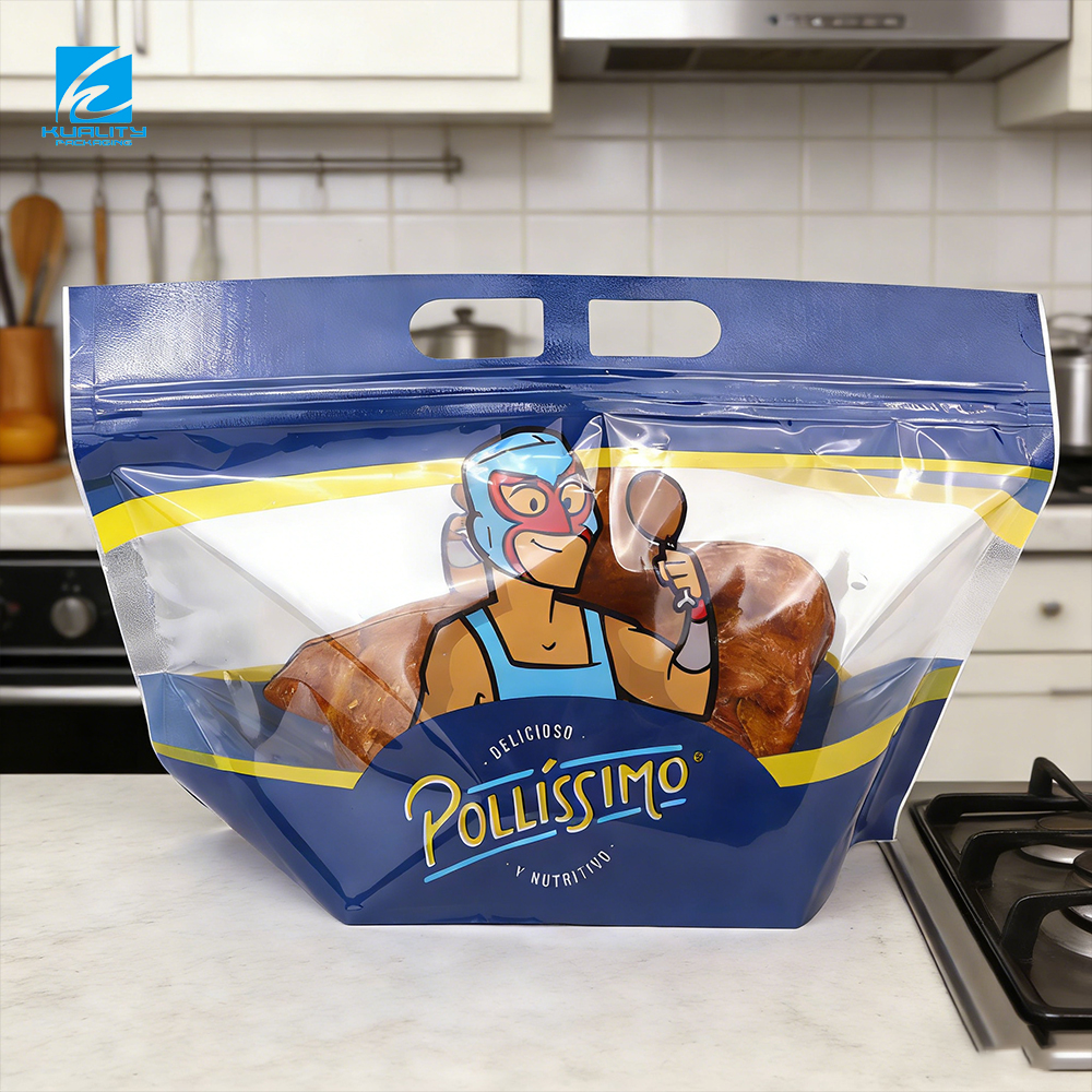 Laminated Chicken Zipper Pouches
