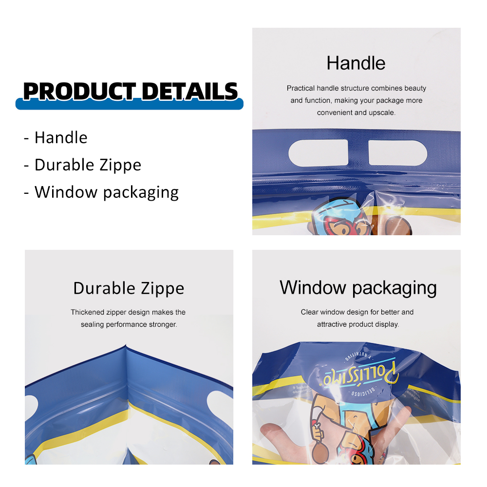 Laminated Chicken Zipper Pouches