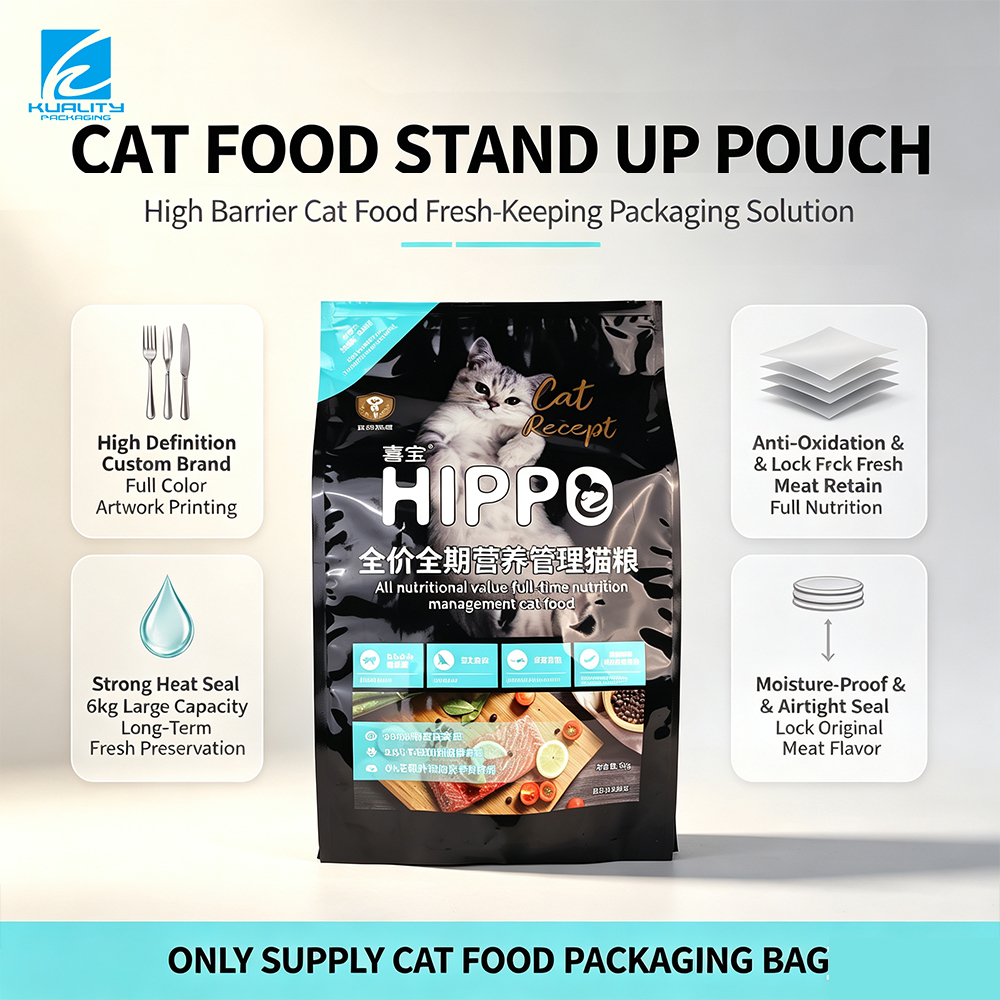 Custom Cat Food Packaging Bags