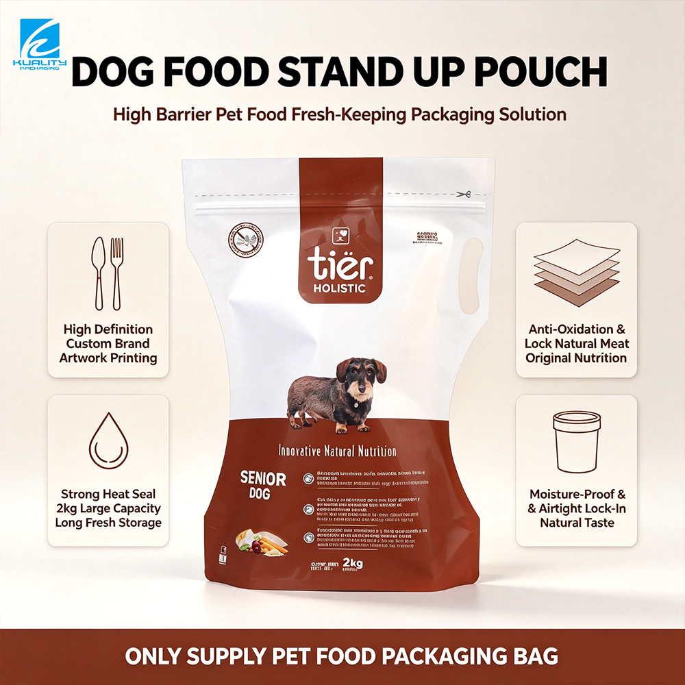 Wholesale Die Cut Dog Food Bags