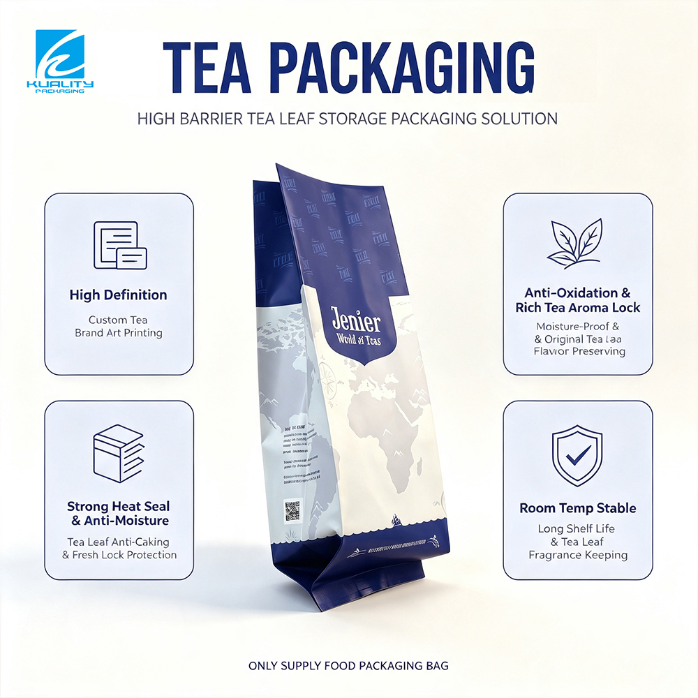 custom printed tea pouch