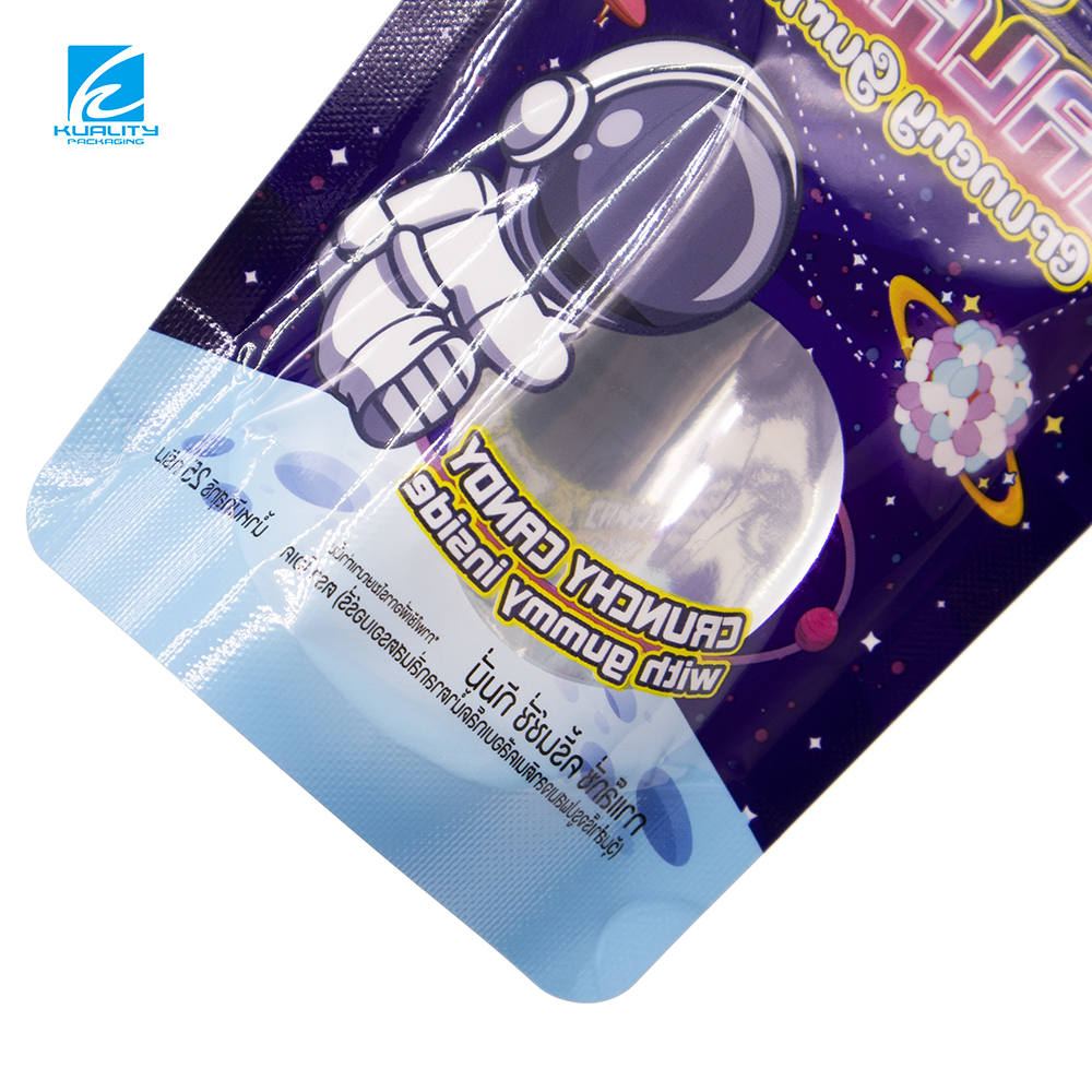 Candy Packaging Ziplock Pouch for Export – Recyclable Stand-Up Food Packaging, Factory Manufacturer