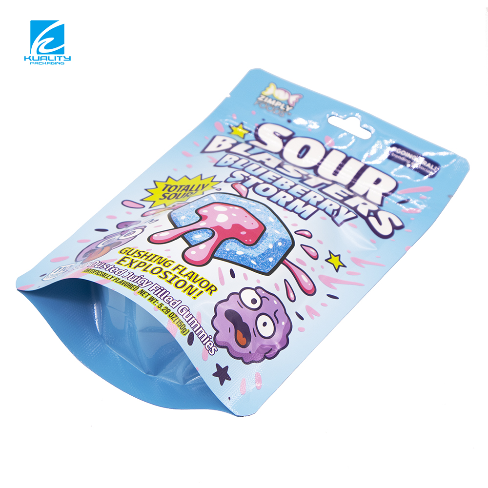 Candy Packaging Stand-Up Ziplock Pouch – Custom Size & Printing Food Grade Bag for Sugar, Factory Direct