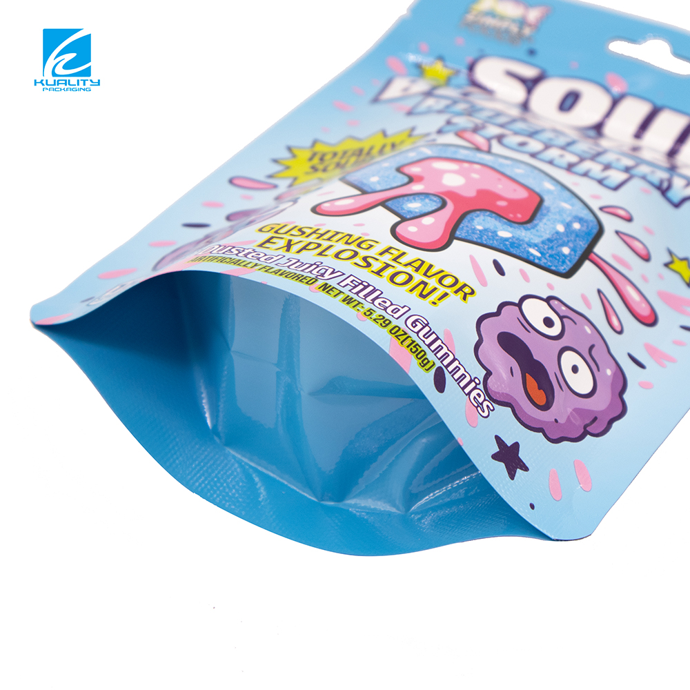 Candy Packaging Stand-Up Ziplock Pouch – Custom Size & Printing Food Grade Bag for Sugar, Factory Direct