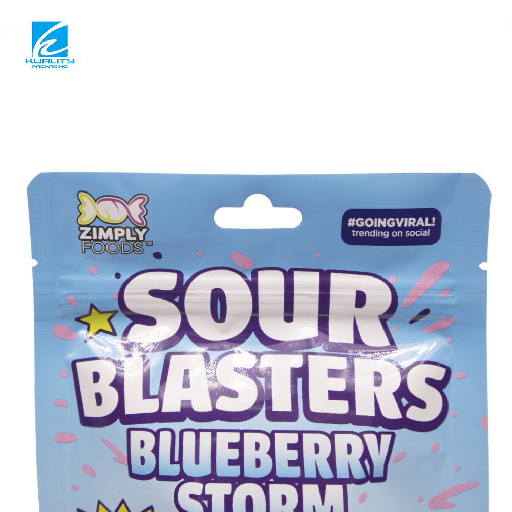 Candy Packaging Stand-Up Ziplock Pouch – Custom Size & Printing Food Grade Bag for Sugar, Factory Direct