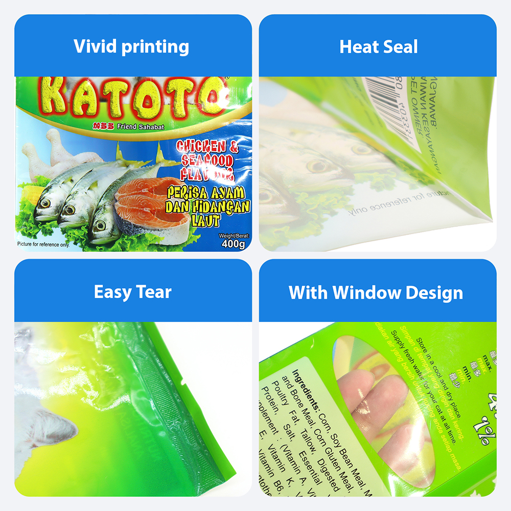 PE/PP pet food packaging bag